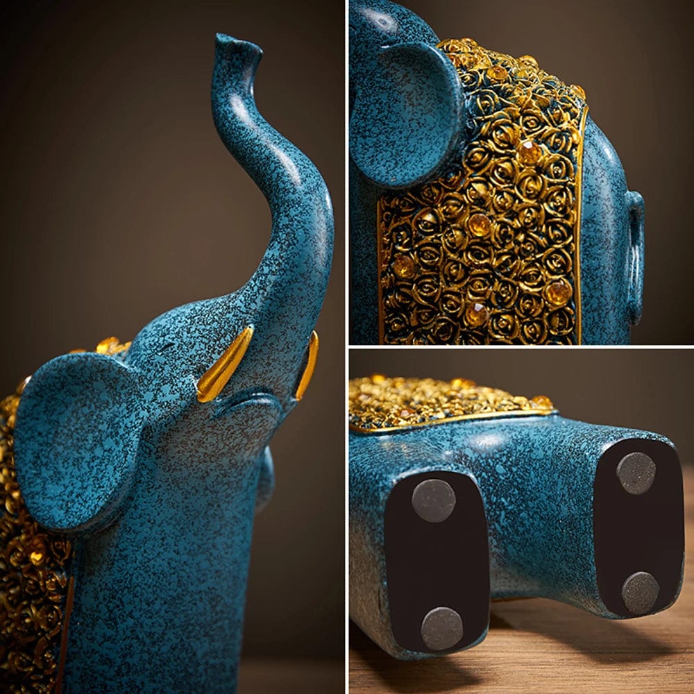 Nolan – Elegante Elefanten-Skulptur (2er-Set)