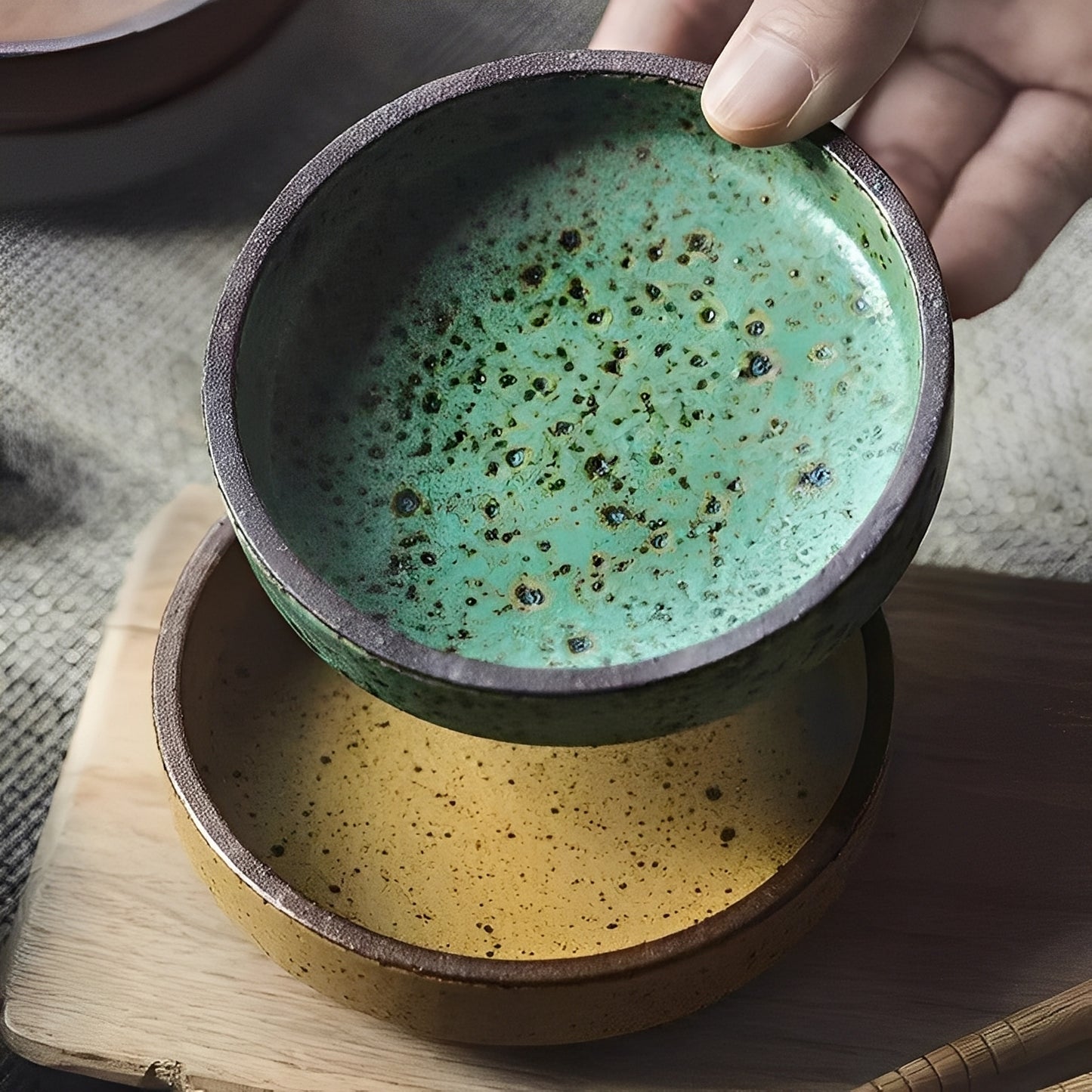 Elia – Japanische Keramik Dip-Schale