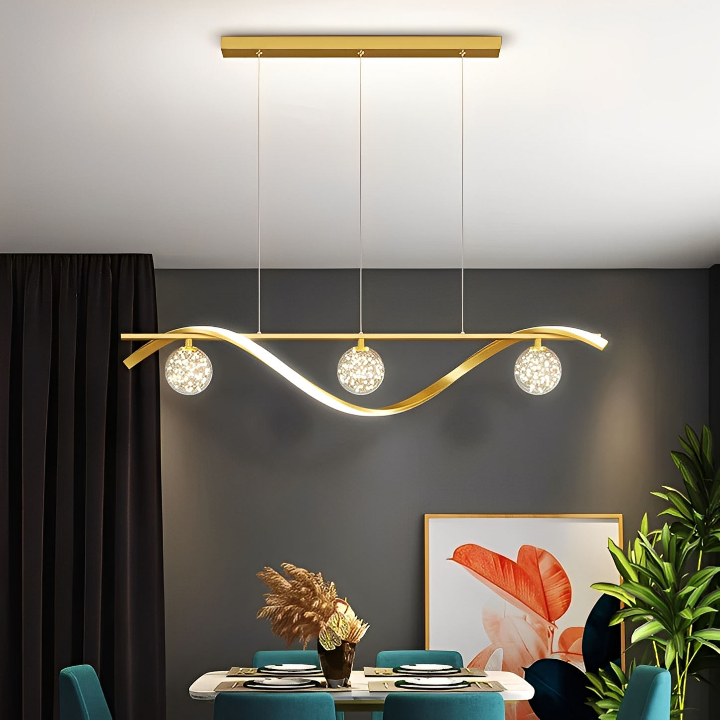 Hoshi – Moderne Sternenhimmel LED-Pendelleuchte
