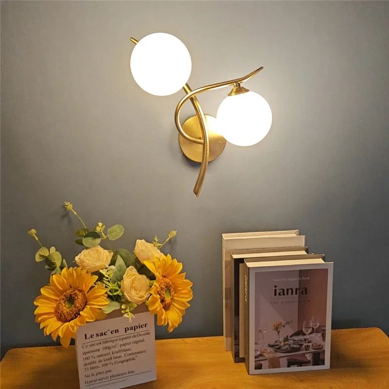 Brin – Amerikanische Glas-Wandleuchte