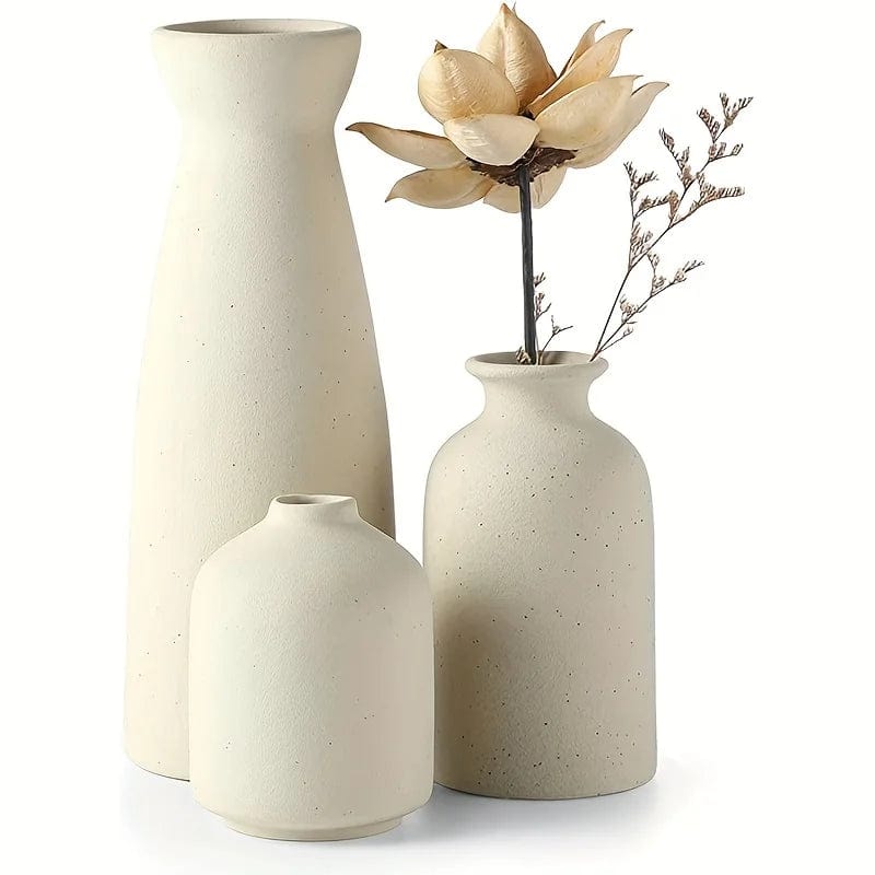 Vela – Schlichtes Porzellanvasen-Set