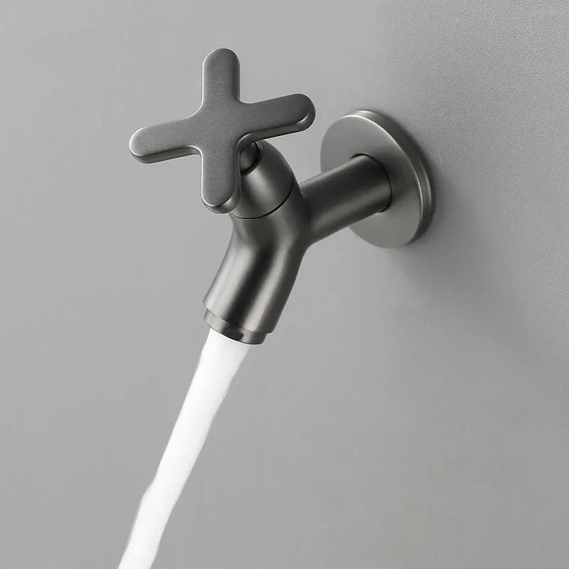 AquaWall – Messing-Wasserhahn für Wandmontage (Kaltwasser)