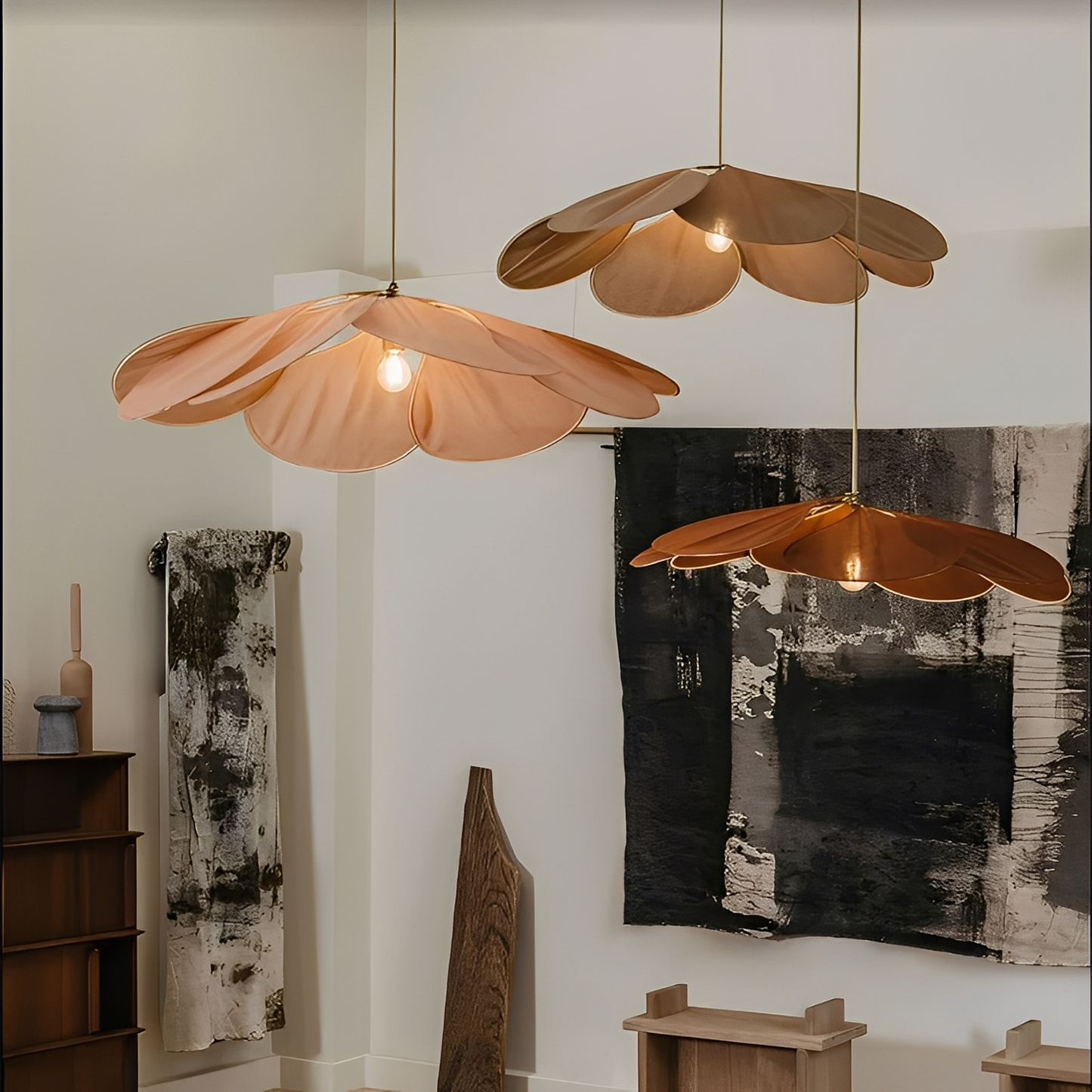 Patrick – Stoff Kunst Kronleuchter Pendelleuchte
