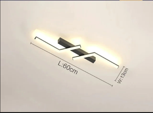 LineoGlow – Minimalistische LED-Deckenleuchte im Streifenstil