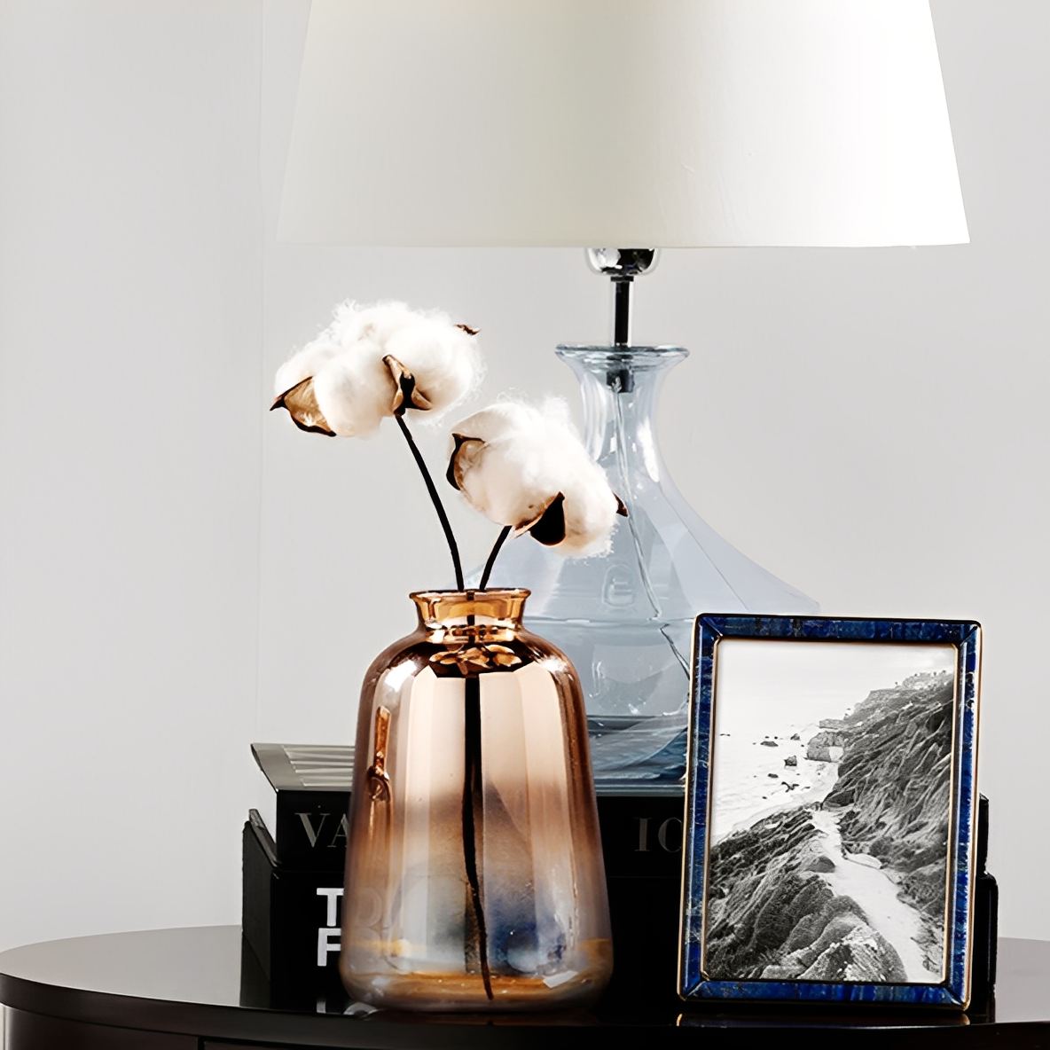 Nadine – Moderne Glasvase mit Gradient Effekt