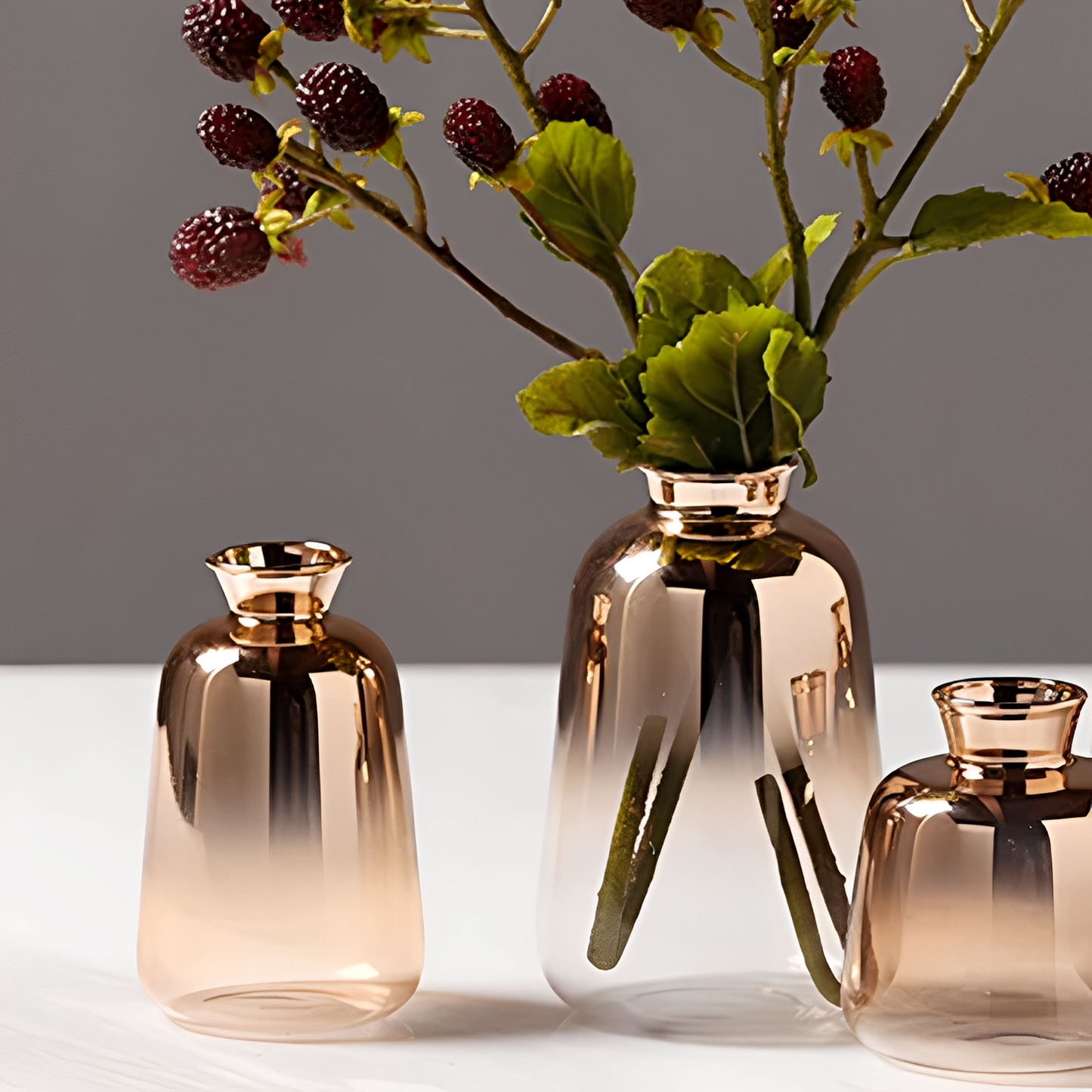 Nadine – Moderne Glasvase mit Gradient Effekt