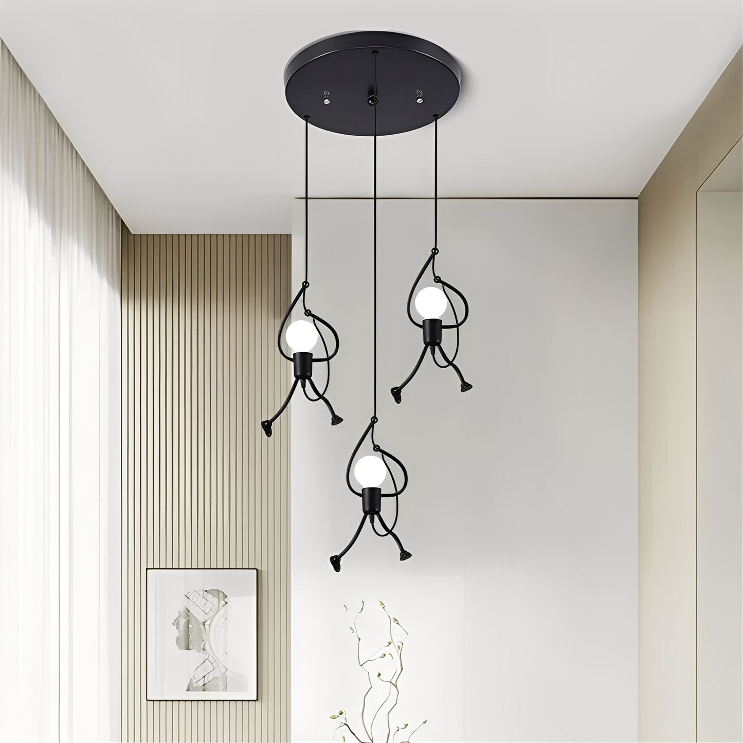 Nikko – Retro Wandleuchte im Iron-Man-Design
