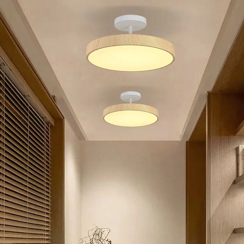 Miro – Moderne Holzoptik LED-Deckenleuchte