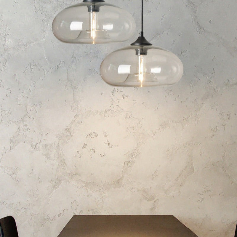 Moderne bunte Pendelleuchten aus Glas