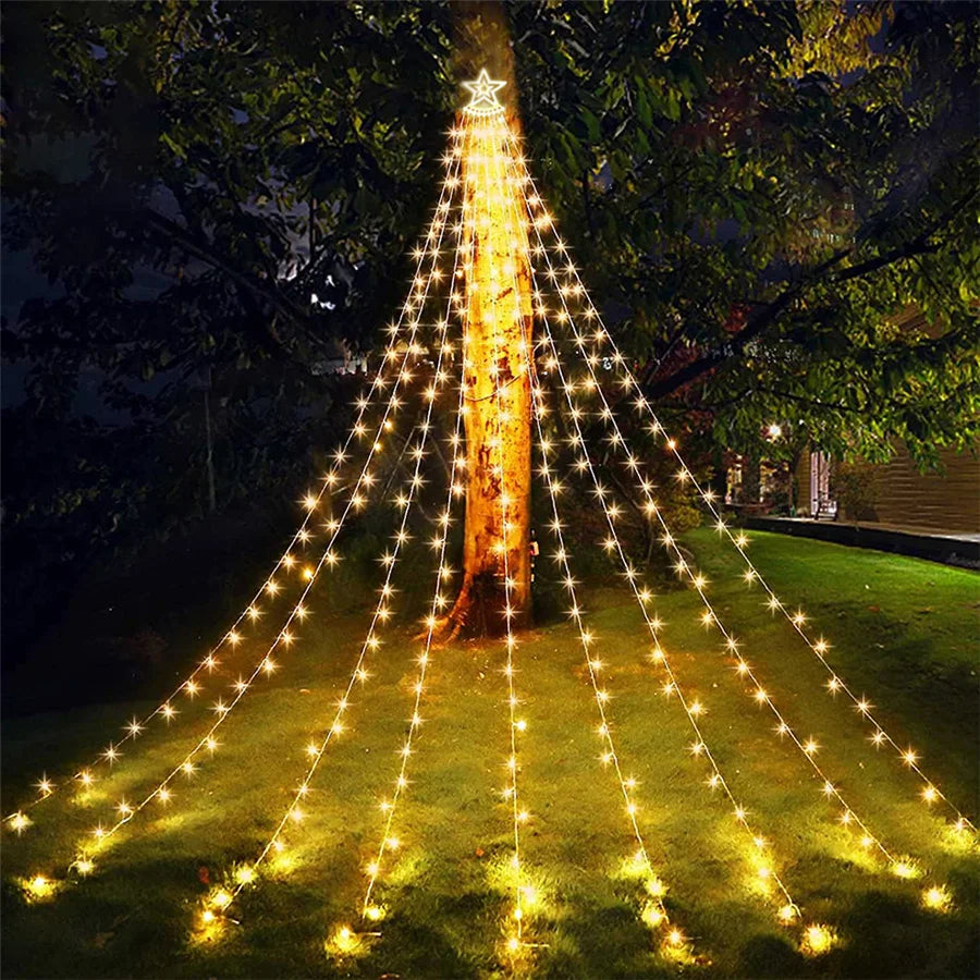 Lumi – LED-Wasserfall-Sternenlichter