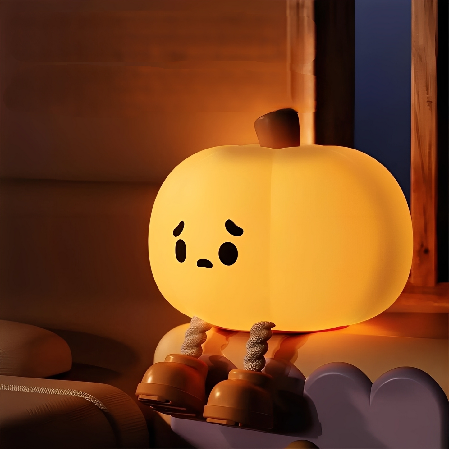 Pumpky – Kürbis Nachtlicht zum Einschlafen