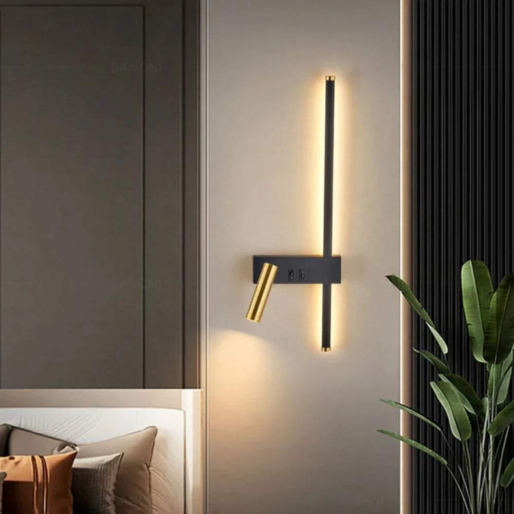 Akagi – Moderne Lichtluxus-Wandleuchte