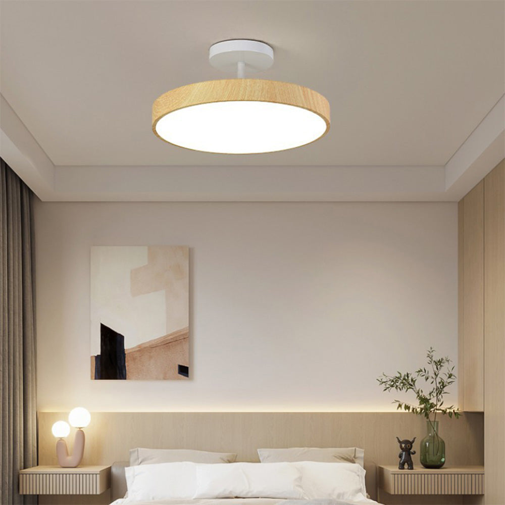 Miro – Moderne Holzoptik LED-Deckenleuchte