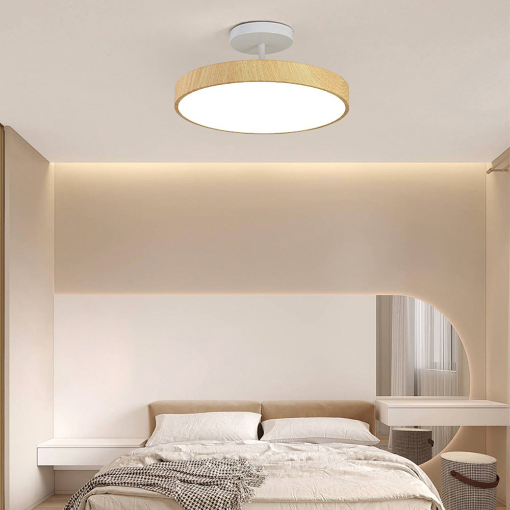 Miro – Moderne Holzoptik LED-Deckenleuchte