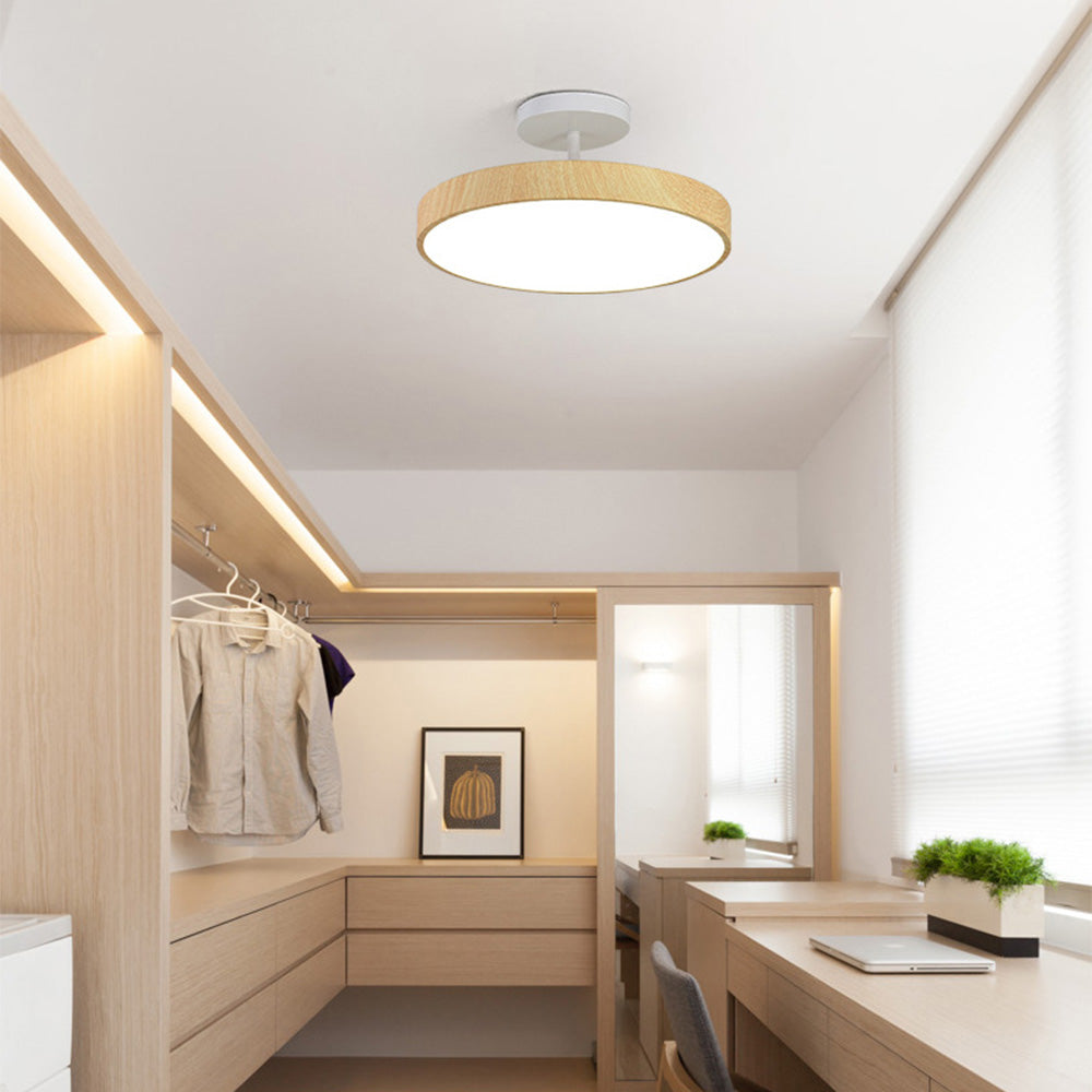 Miro – Moderne Holzoptik LED-Deckenleuchte