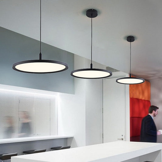 Aria – Disc LED Metall-Hängelampe