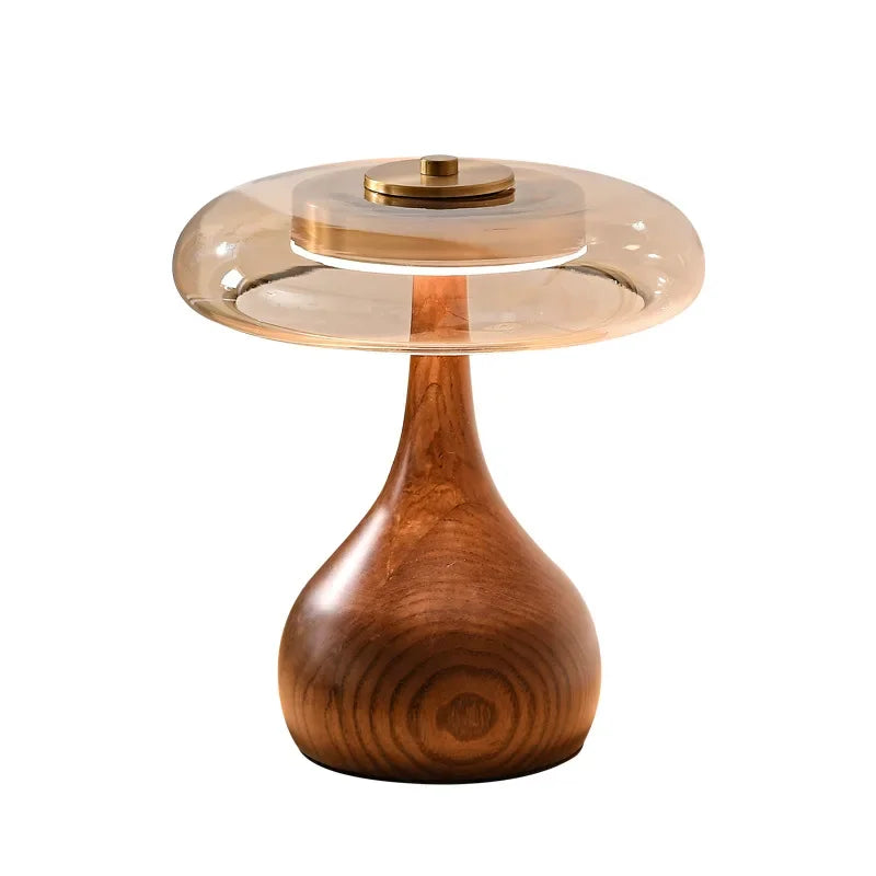 Renji – Japanische Retro-Holz-Nachttischlampe