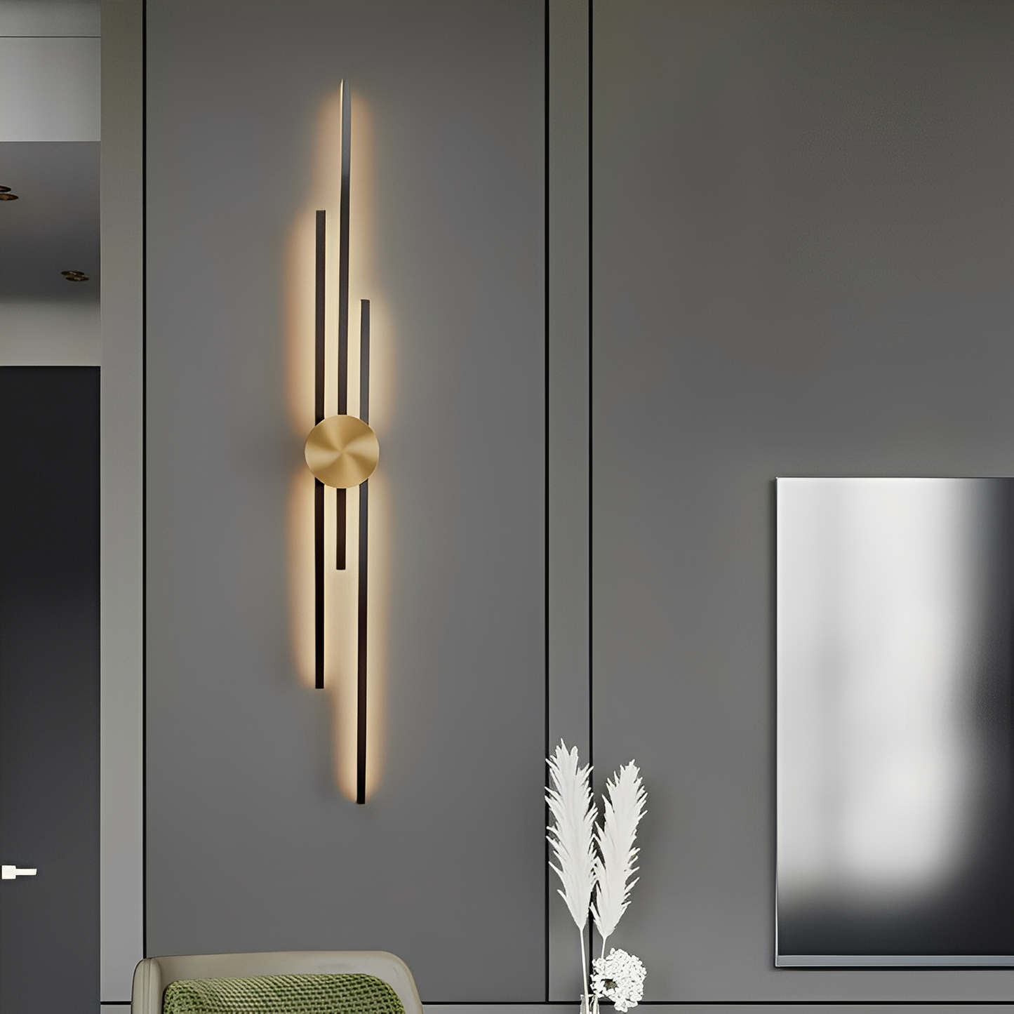 Dustin – Luxuriöse Kupfer Wandlampe