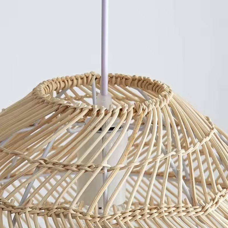 Livia – Pastoral Rattan Hängeleuchte