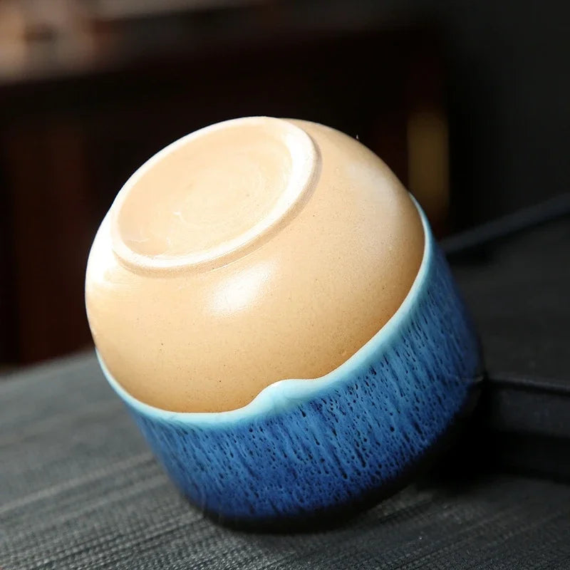 Hikari – Japanische Keramiktasse mit halbglasierter Oberfläche