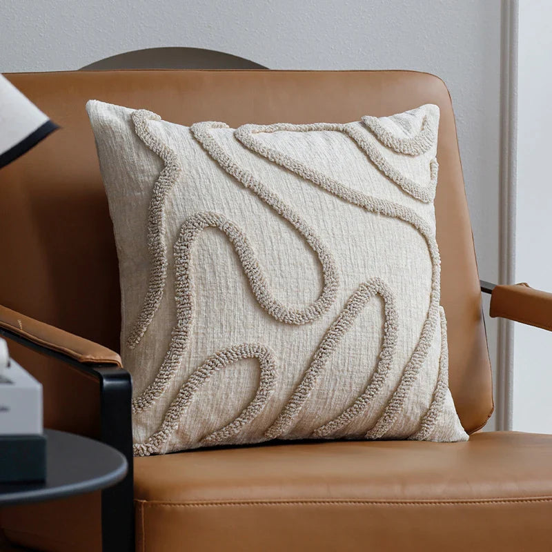 Sabella – Boho Chenille Sierkussen