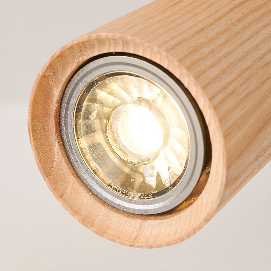 Nerea – Moderne Holz-Deckenleuchte