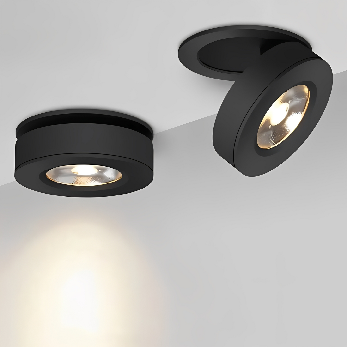 Theo – Schlichte Aluminium LED-Deckenleuchte