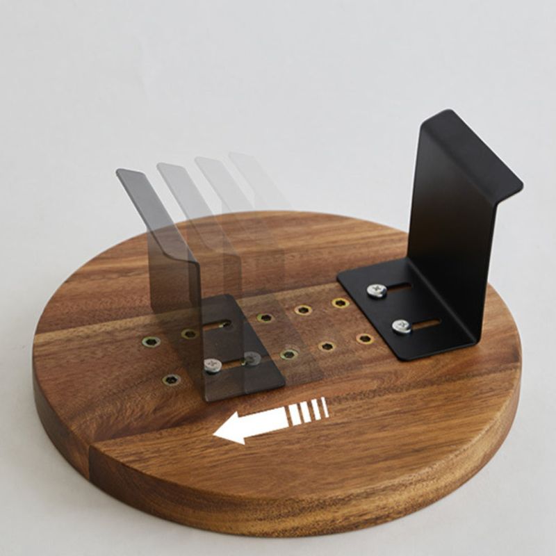 Nero – Verstellbares Sofa-Armlehnen-Tablett aus Holz