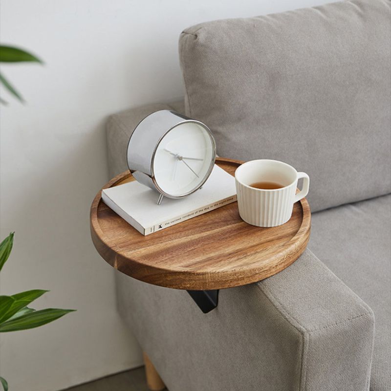 Nero – Verstellbares Sofa-Armlehnen-Tablett aus Holz