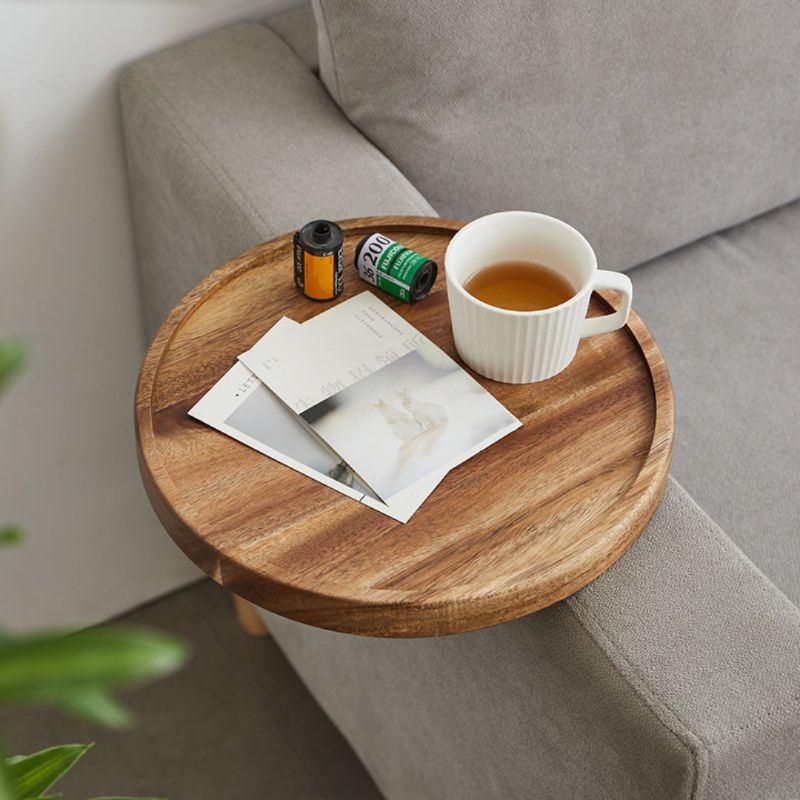 Nero – Verstellbares Sofa-Armlehnen-Tablett aus Holz