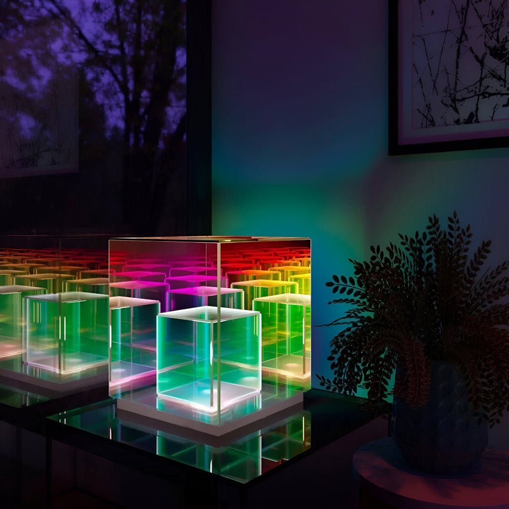 Arielle – 3D Regenbogen Acryl LED-Tischlampe