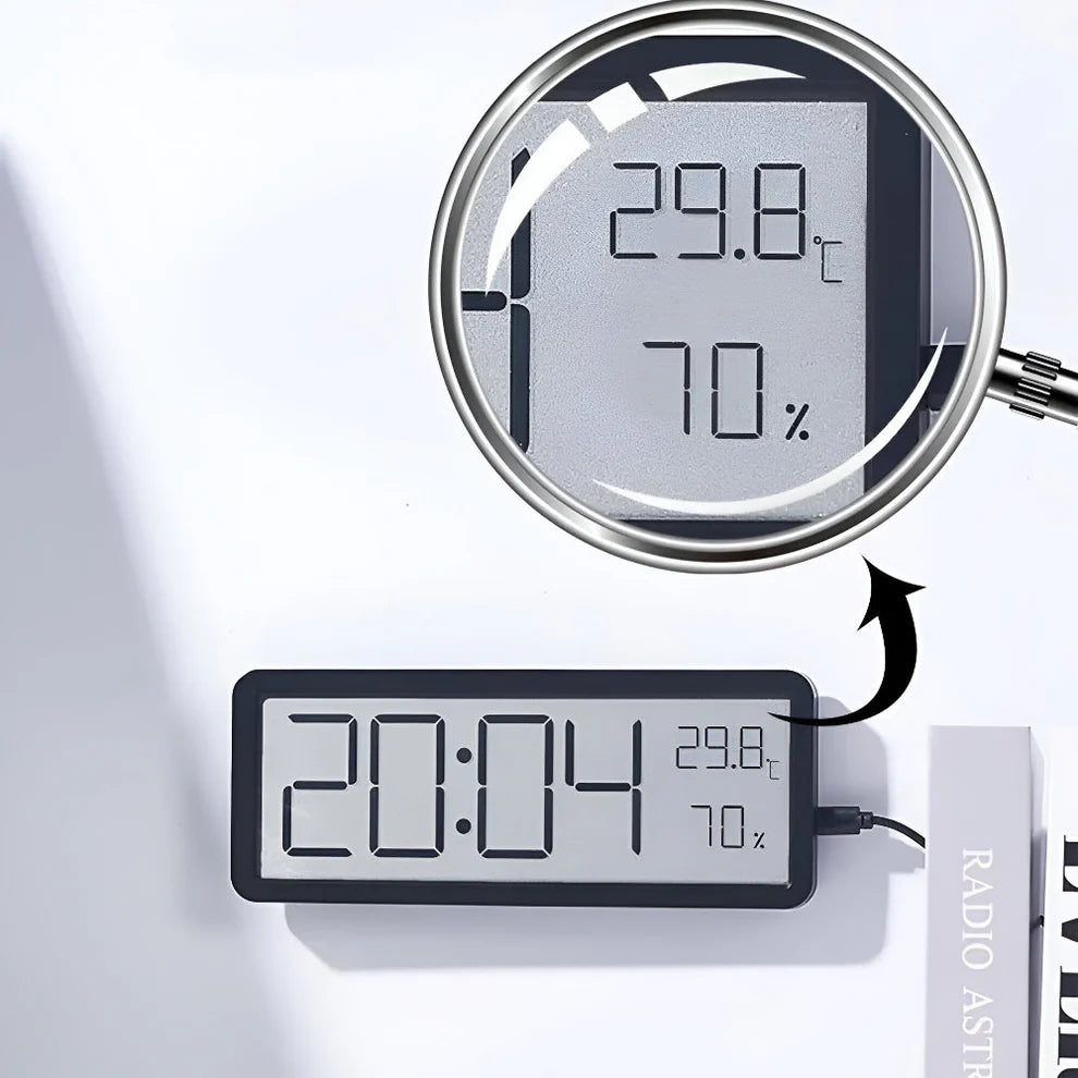 Ione – Digitale LED-Wanduhr