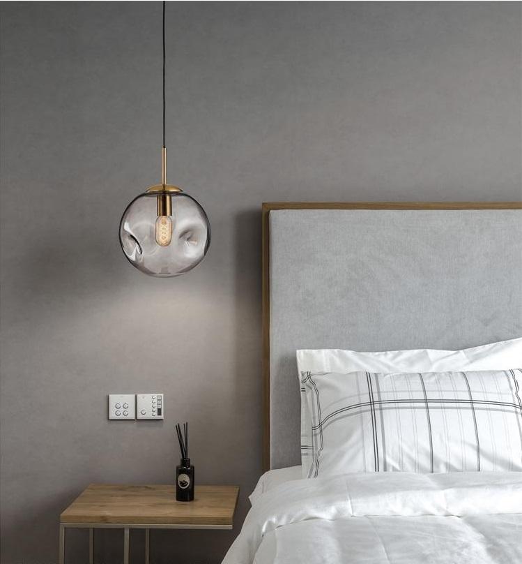 Mond – Kreative Glas-Deckenlampe