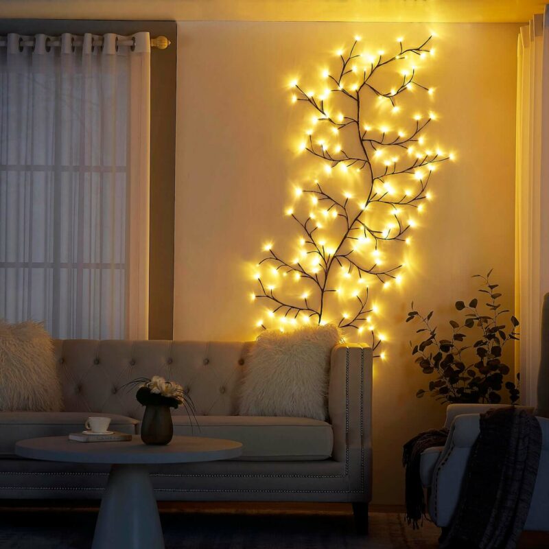 Imee – Weihnachts-Lichtergirlande mit Rankenoptik