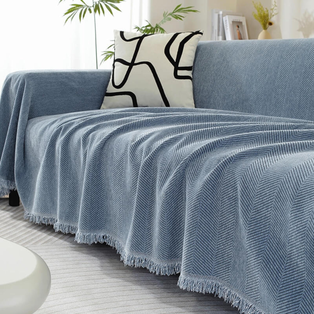 Nayla – Chenille Sofaüberwurf