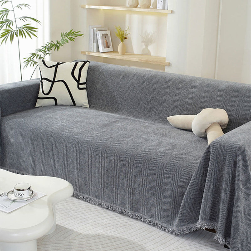 Nayla – Chenille Sofaüberwurf