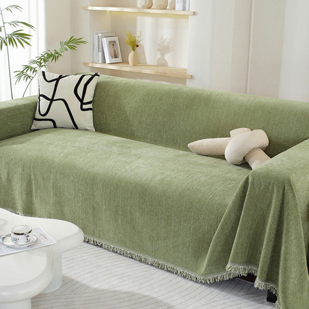 Nayla – Chenille Sofaüberwurf