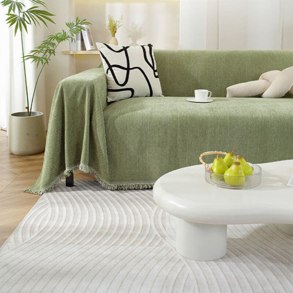 Nayla – Chenille Sofaüberwurf