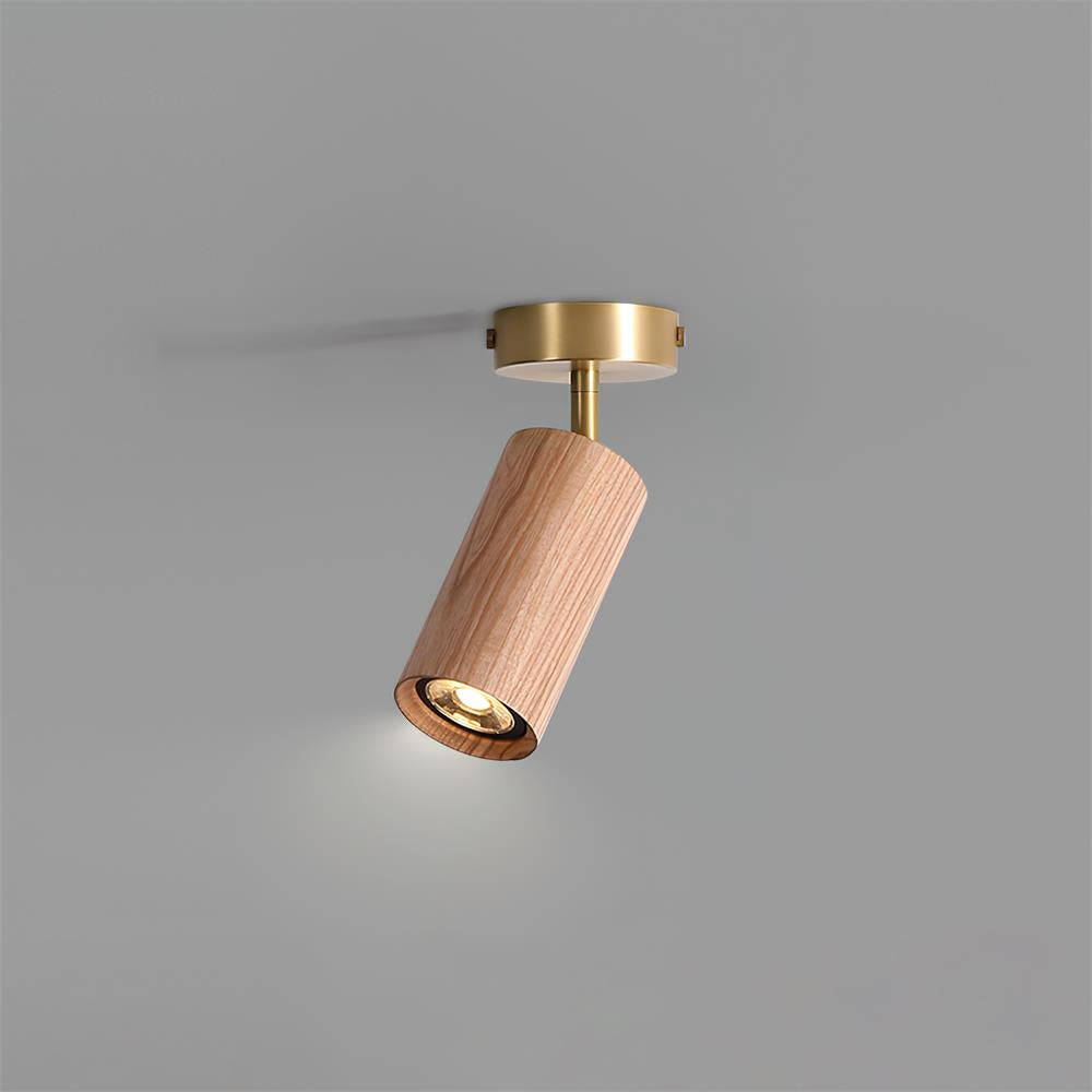 Thio – Moderne Holzdeckenlampe
