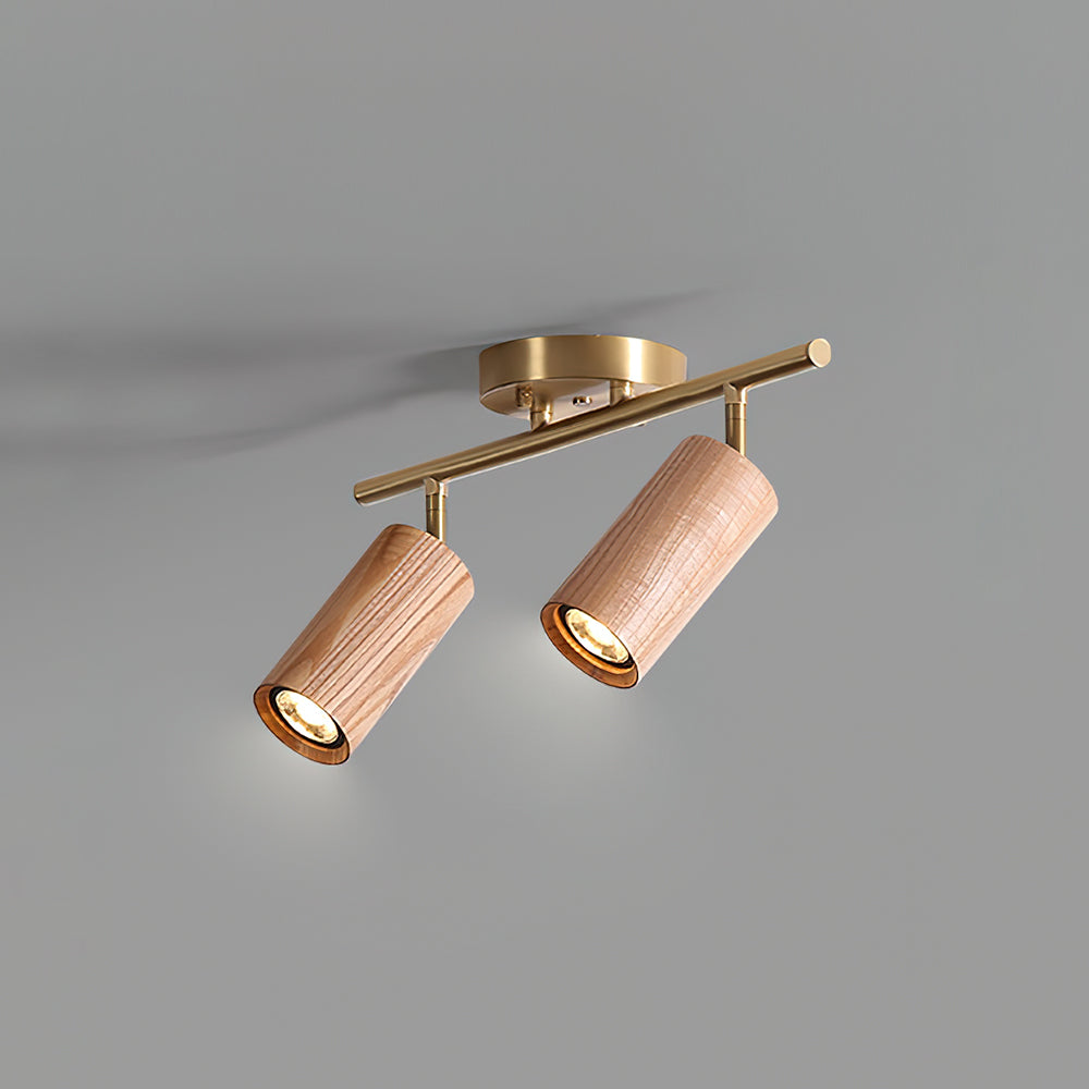 Thio – Moderne Holzdeckenlampe