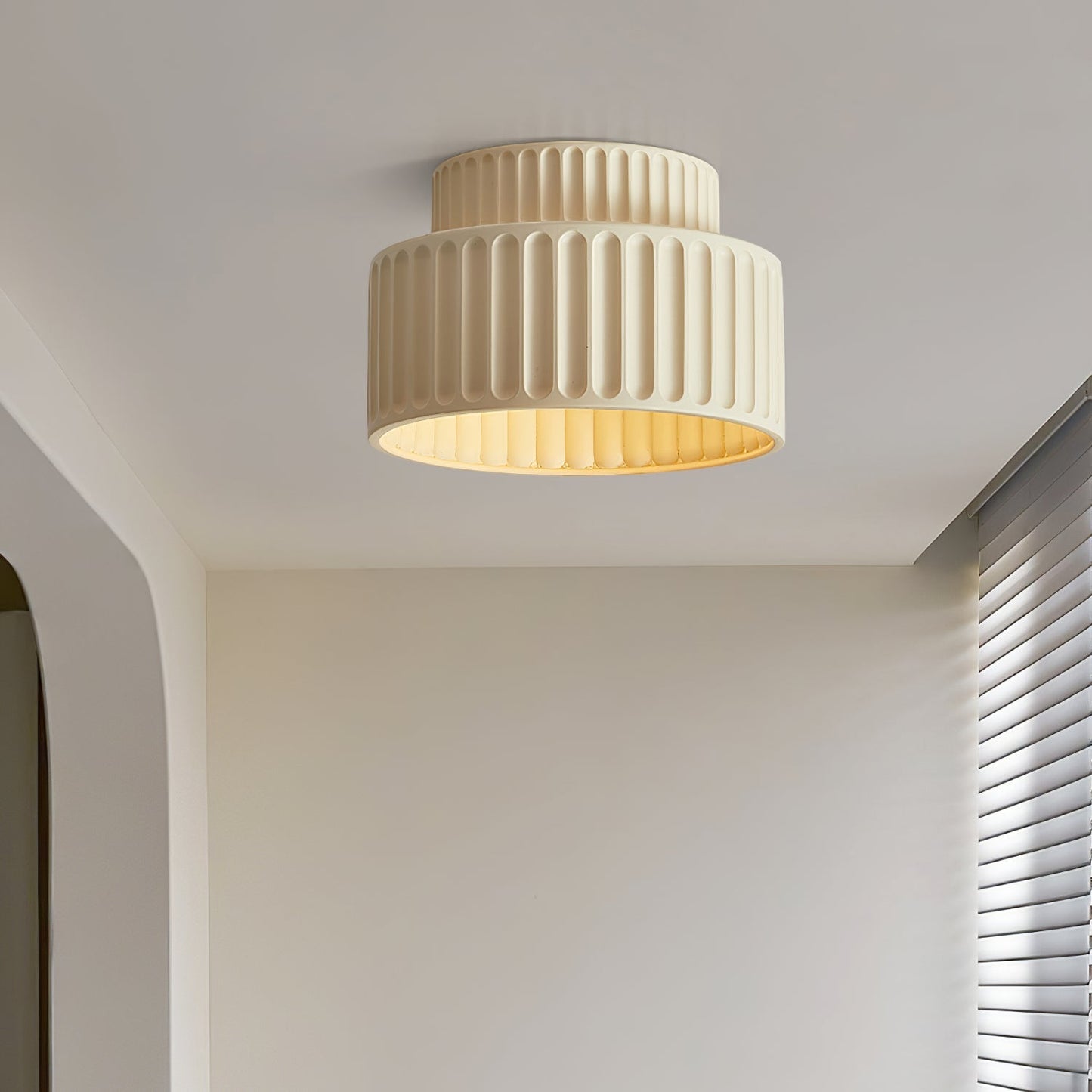 Coralie – Cream-Style LED-Deckenleuchte
