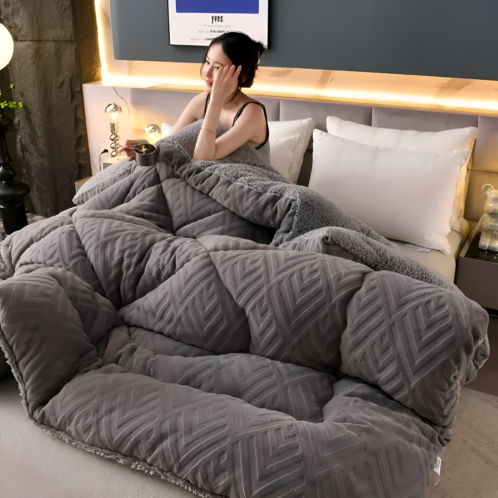 Yuki – Winter Lambskin Steppdecke