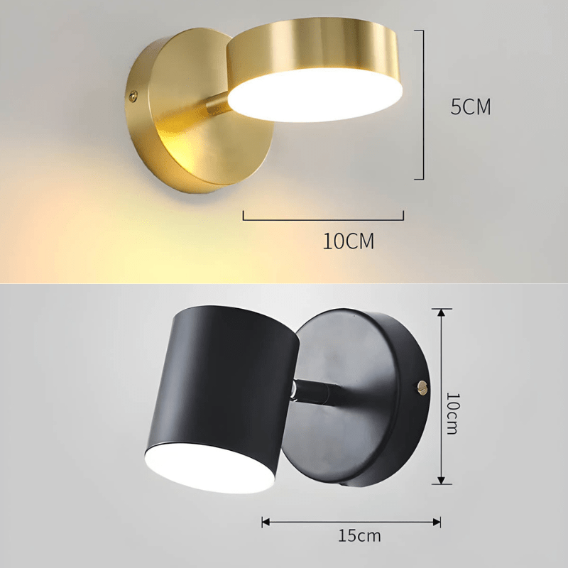 Natsumi – Skandinavische Kupfer-LED-Wandleuchte