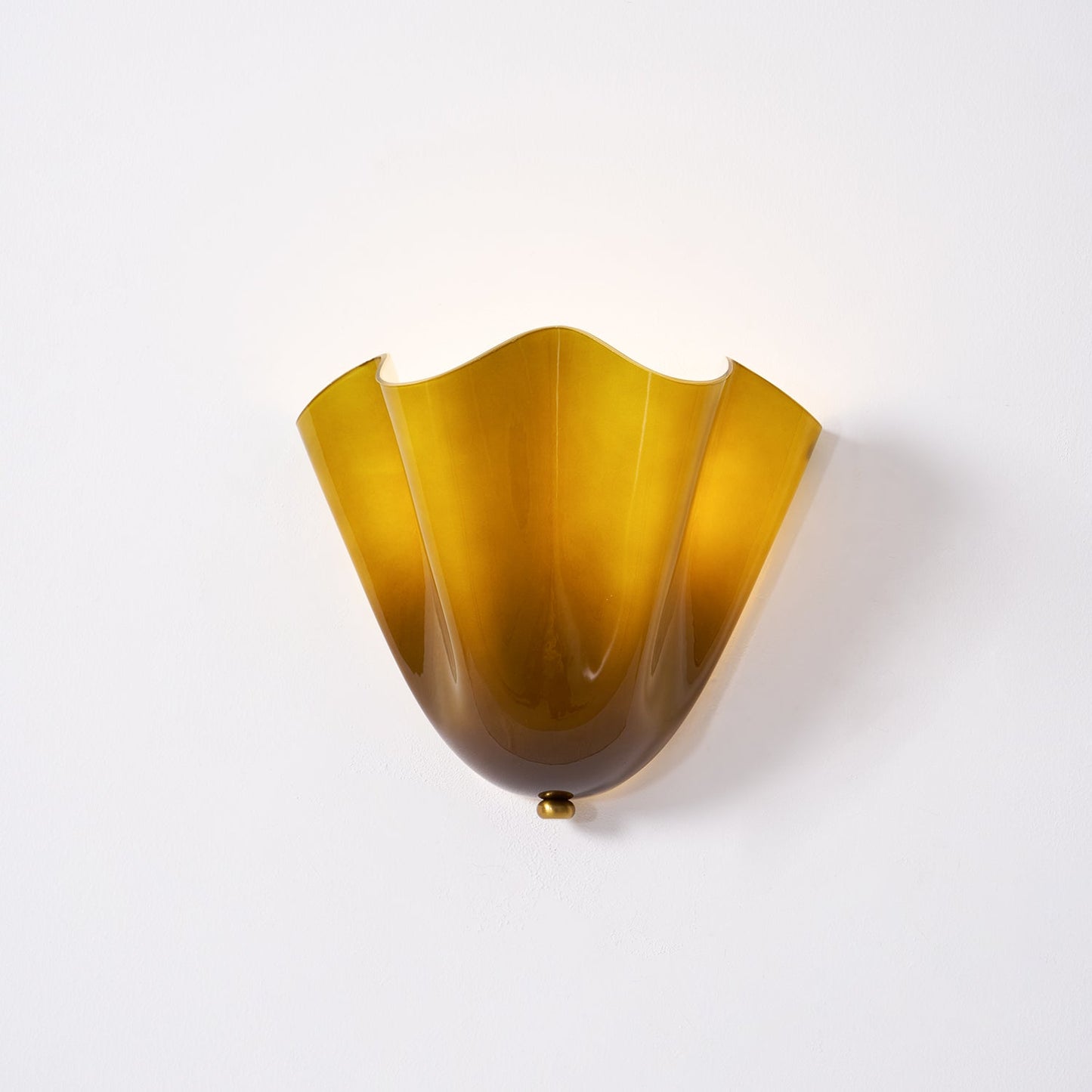 Benjie – Retro Petal Glas-Wandlampe
