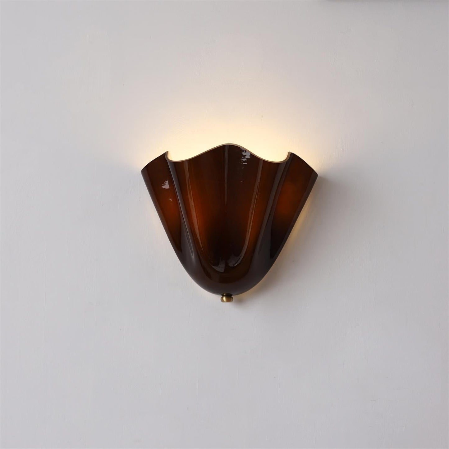 Benjie – Retro Petal Glas-Wandlampe