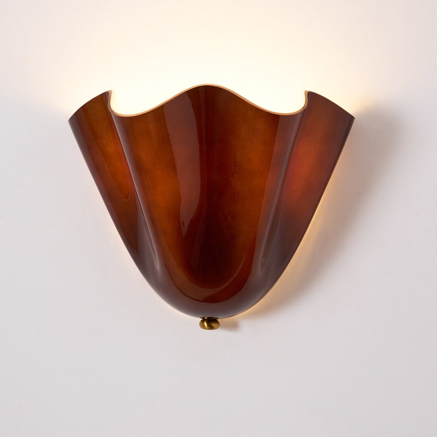 Benjie – Retro Petal Glas-Wandlampe