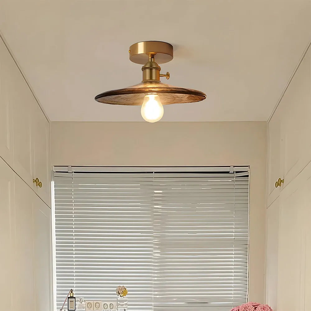 Nessa – Retro Glas Deckenleuchte