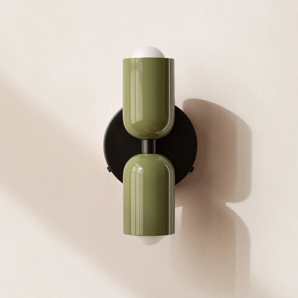 Maki – Moderne Doppelkopf-Wandleuchte