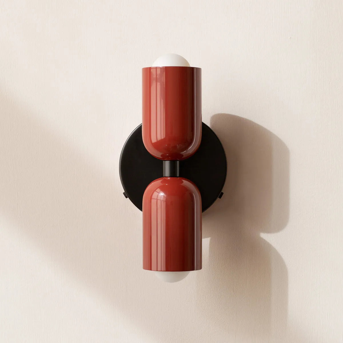 Maki – Moderne Doppelkopf-Wandleuchte