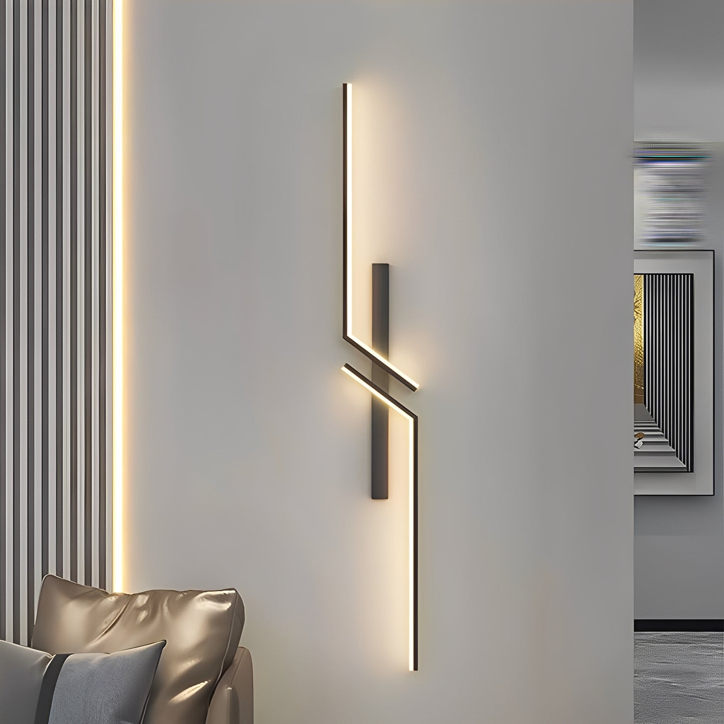 Lina – Moderne Minimalistische Streifen-Wandlampe